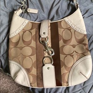 Authentic coach shoulder bag